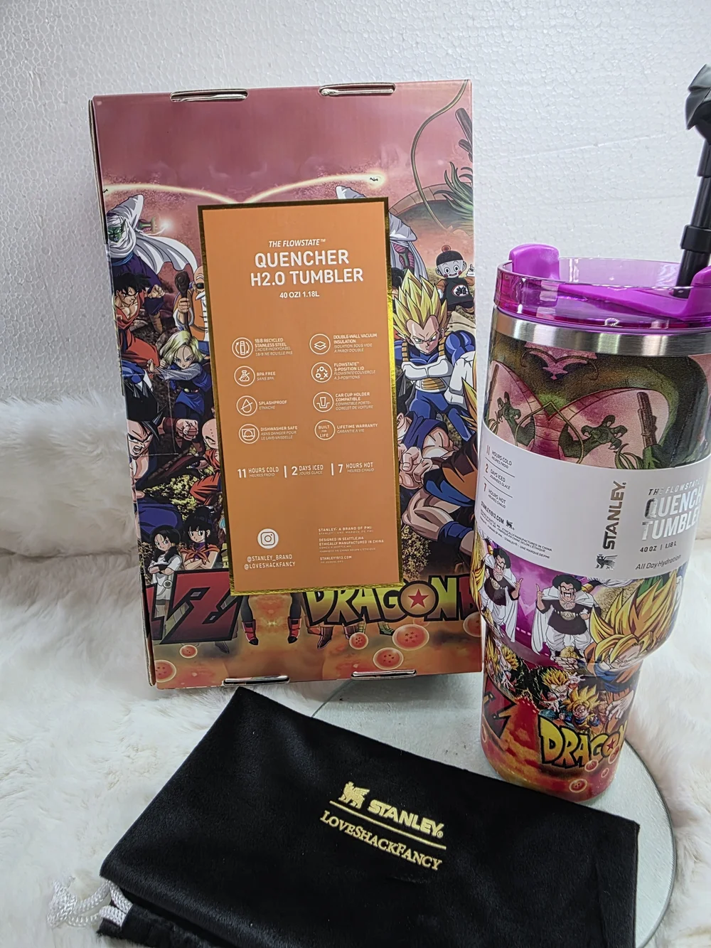 Stanley Purple Dragon Ball Z Quencher H2.0 Tumbler - Picture 6 of 8